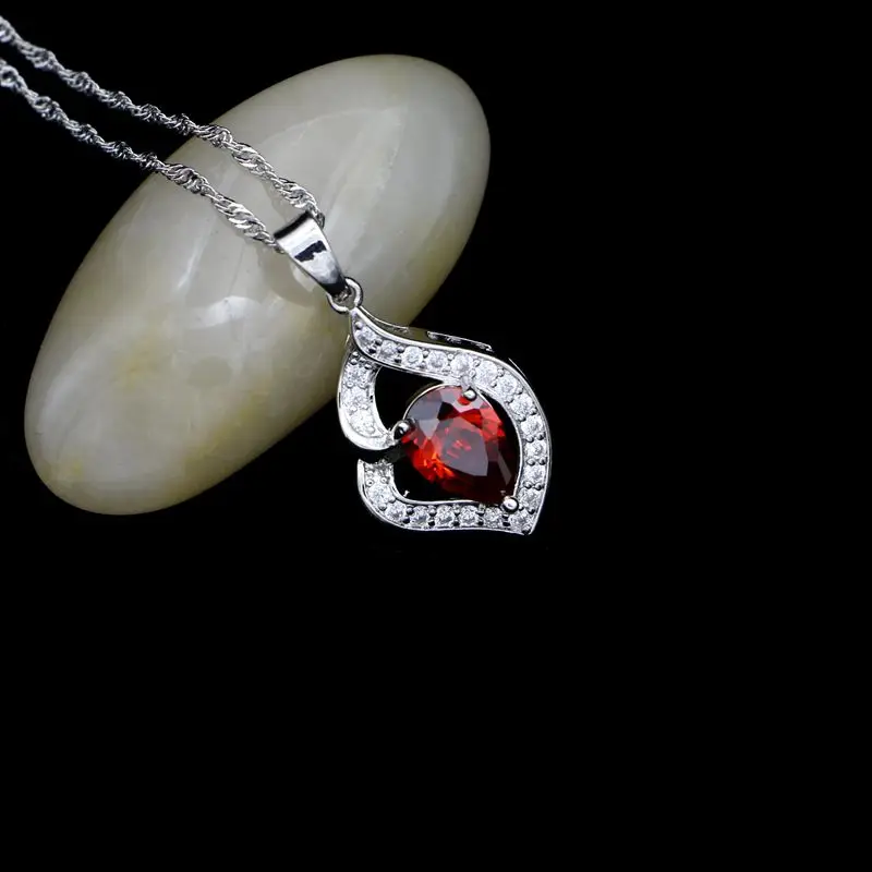 Комплект из колье и серёг серебра 925 пробы | Украшения аксессуары