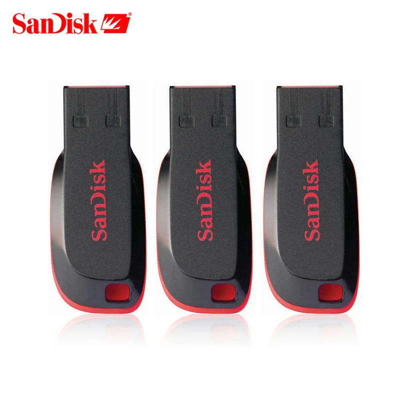 SanDisk CZ50 карта памяти usb 2 0 Водонепроницаемый флеш-накопитель 128 ГБ u-диск Флешка 64 32
