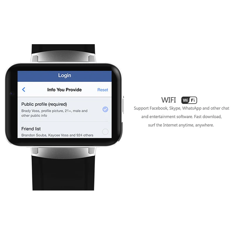 Itormis Android Bluetooth Smart часы SIM карты SmartWatch Dualcore MTK6572 4 ГБ + 512 МБ 3G Google Камера GPS Wi-Fi dm98 PK kw88