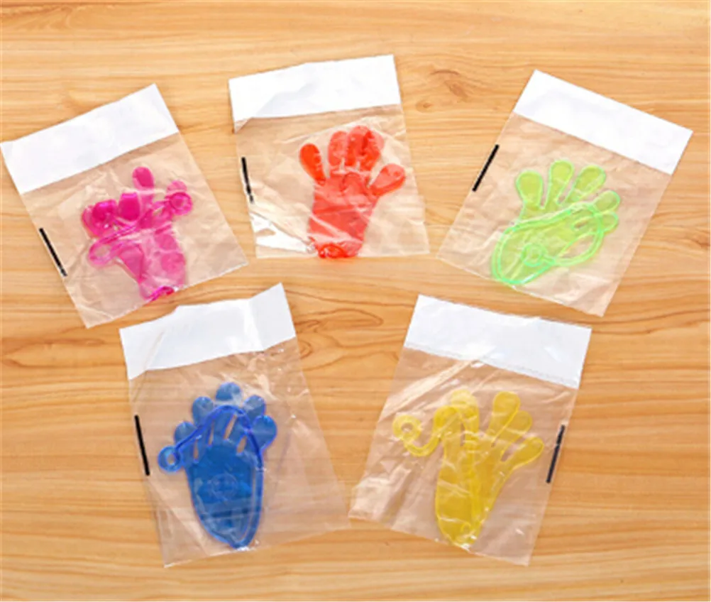 

5Pcs Elastic Hands Sticky Palm Toy Sticky Squishy Slap Hands Palm Toy Children Kids Party Favors Novelty Gift Fun Jokes Random