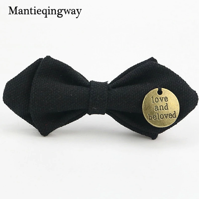 Mantieqingway модные галстуки бабочки для мальчиков регулируемые Детские тонкая