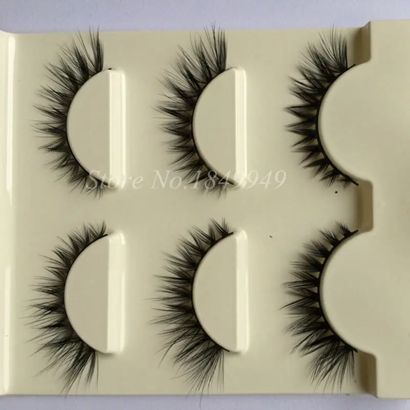 Объемные Накладные ресницы накладные с перекрестными полосками удлиняющие