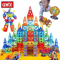 qwz 184pcs 110pcs mini magnetic designer construction set model building toy magnetic blocks educational toys for kids gift