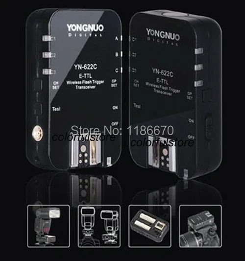 Беспроводной триггер YongNuo для Canon Rebel T3 XS T5i T4i T3i T2i T1i XSi XTi XT 2 4G YN622C TTL YN 622C C шт.|trigger for