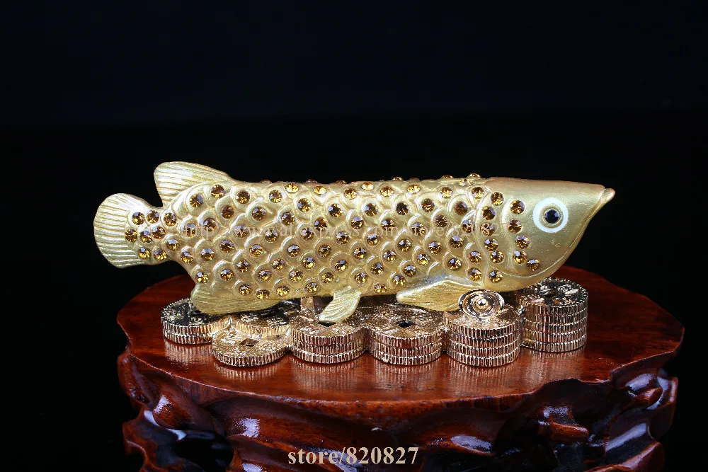 Bejewelled Оловянная Рыбка эмалированная безделушка новинка украшение для ручной