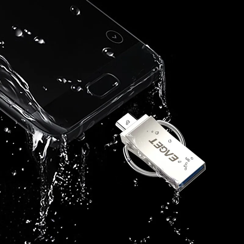 EAGET V90 USB Флешка 32 ГБ OTG 3 0 Pen Drive 16 флешки 64 мини Stick для смартфонов на базе Android PC|drive