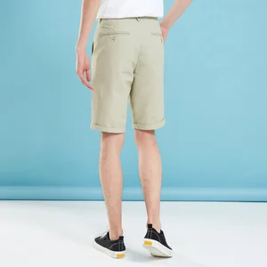 Мужские летние повседневные шорты Metersbonwe, хлопковые шорты, модные однотонные Бермуды, мужские шорты