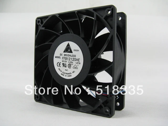 Для delta FFB1212SHE 12 см 120 мм 120*120*38 В 2.25A DC охлаждающий корпус серверный вентилятор|server