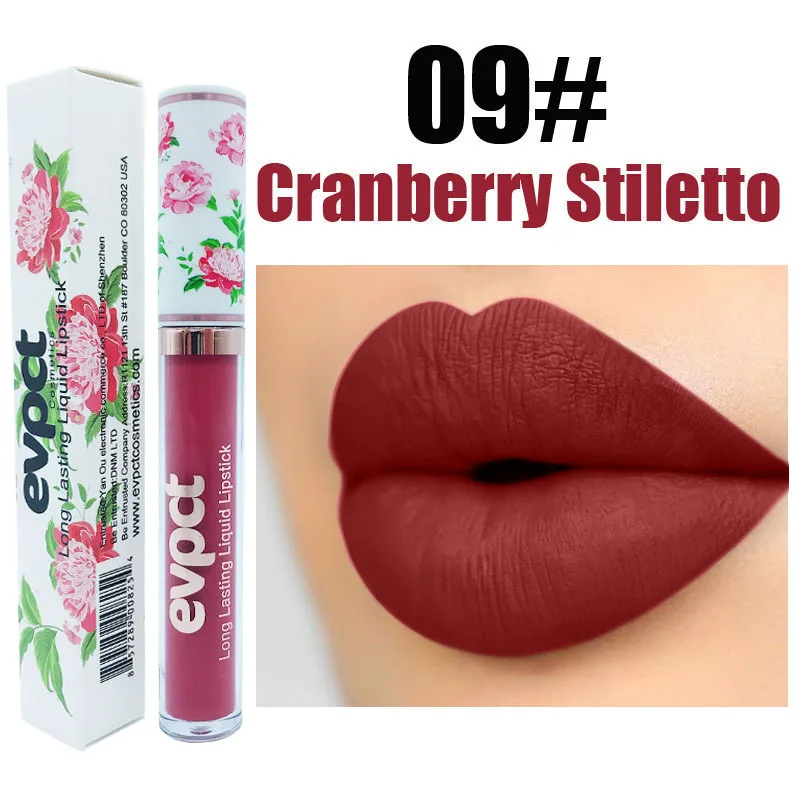 Водостойкая долговечная Матовая жидкая губная помада для губ глазурь