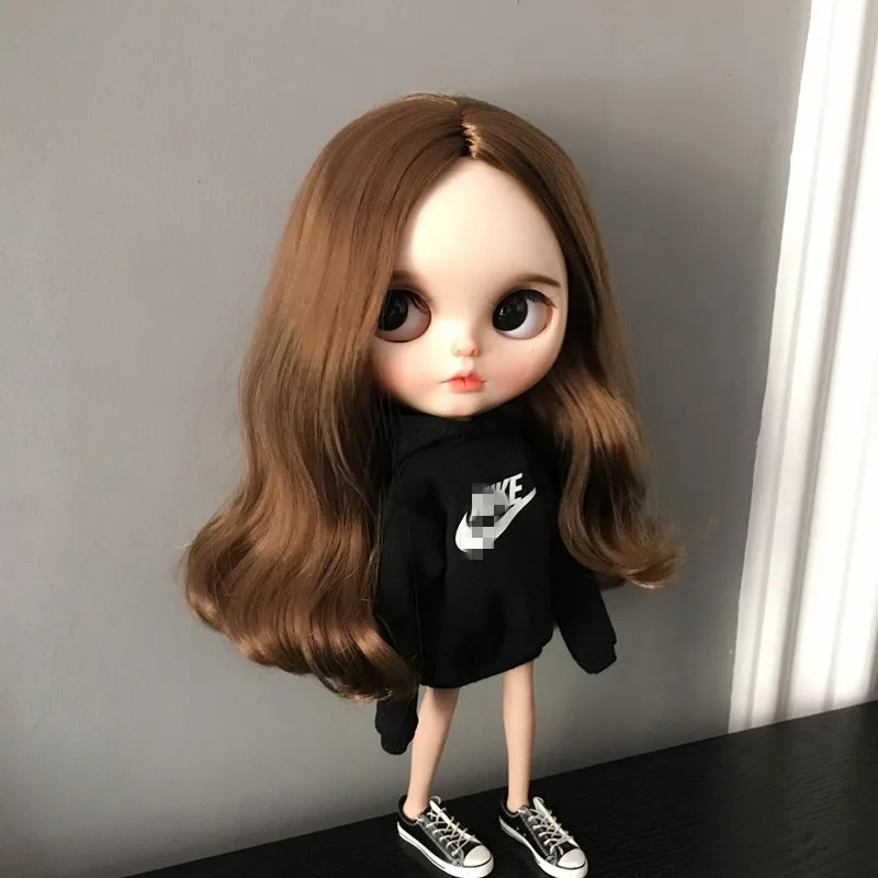 Blyth Кукла Одежда спортивный свитшот с длинным рукавом шляпа Толстовка для blyth OB24 ob27 licca кукла azone Аксессуары Одежда для Барби