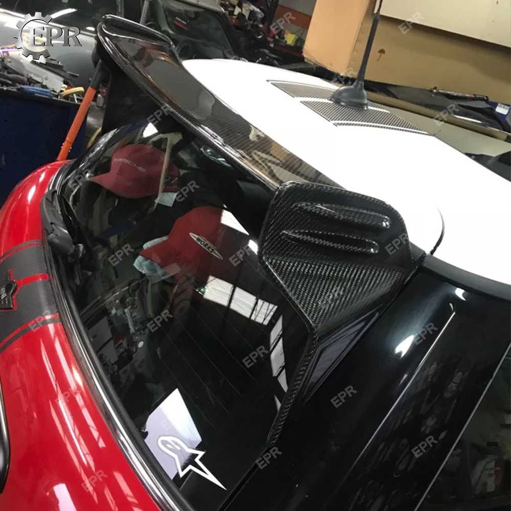 Для Mini Cooper R56 углеродное волокно задний спойлер на крышу Ver.2.11/2 12 Комплект кузова