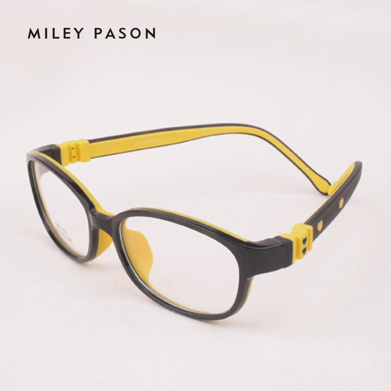 Детские пластиковые ультралегкие гибкие очки TR90 детские из мягкого силикагеля с