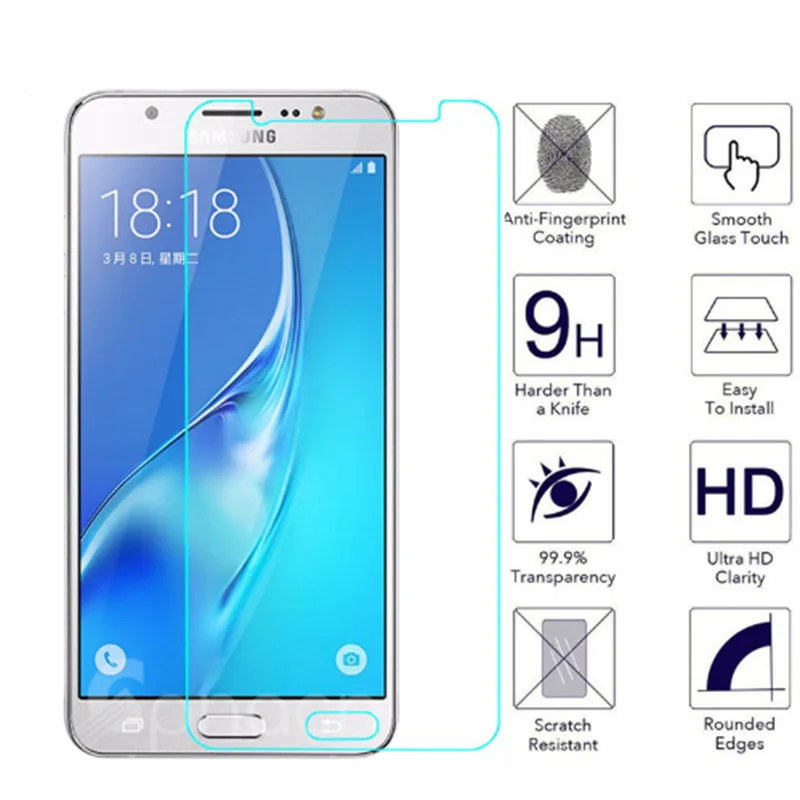 Закаленное стекло 9h для samsung Galaxy J7 J5 J3 2016 2017 Экран Защитная пленка закаленное