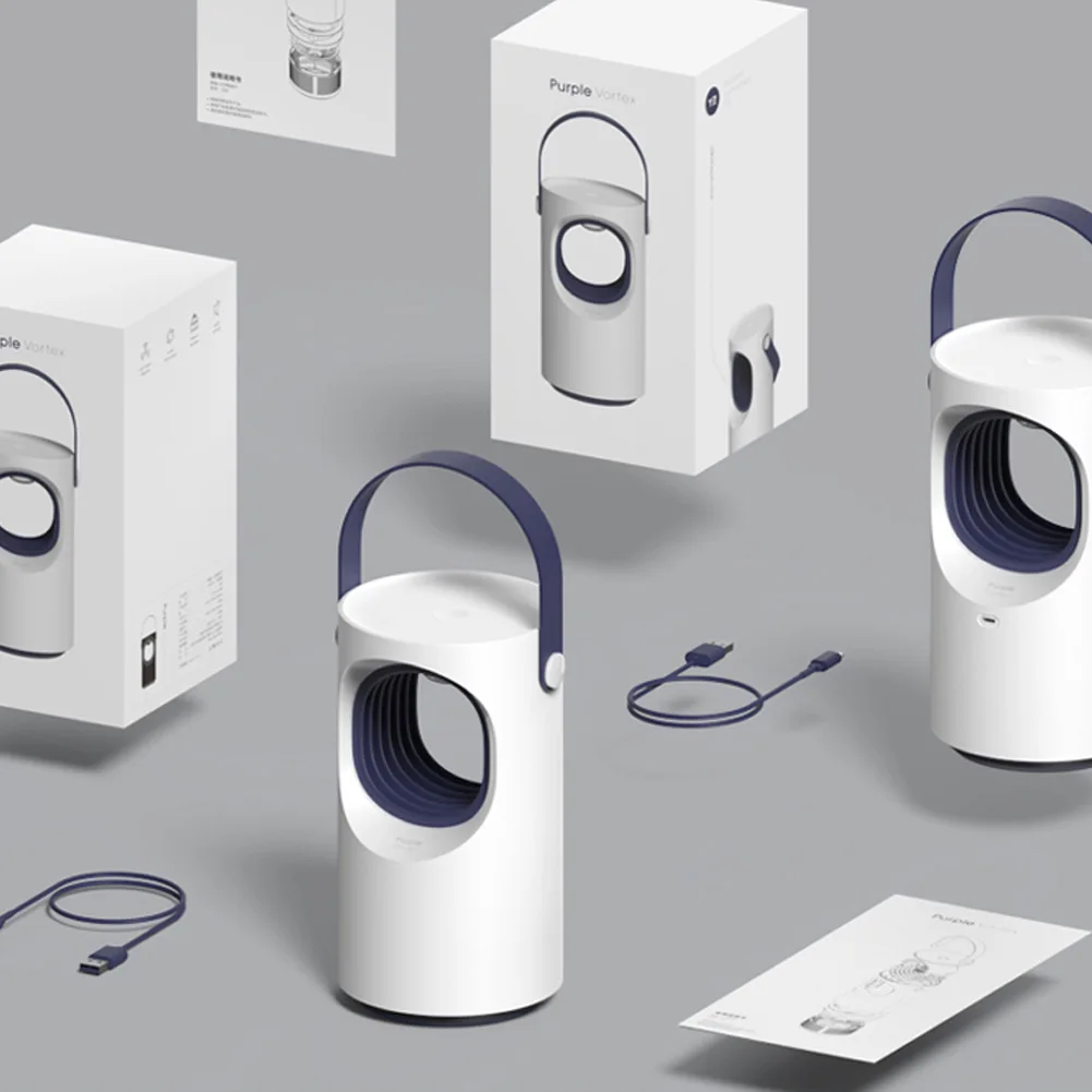 Фиолетовый USB комаров убийца лампа физический безопасный нетоксичный тихий