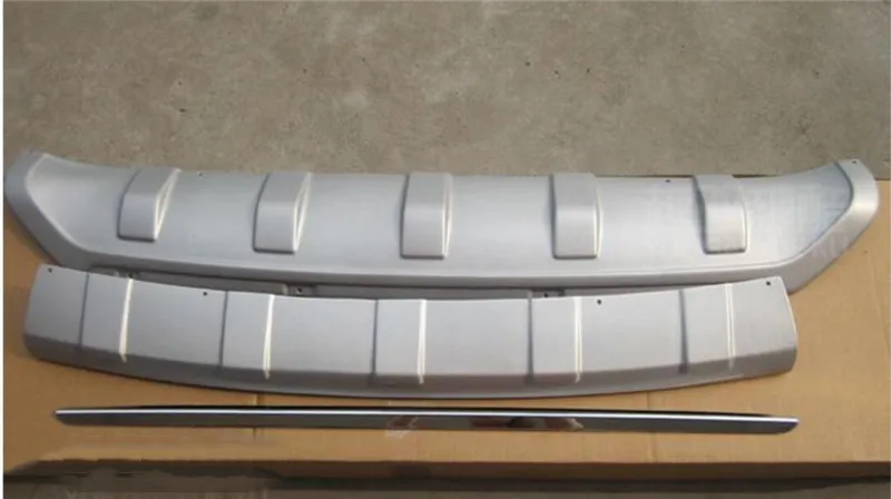 Высококачественная защита для переднего и заднего бампера из АБС пластика 3 шт.