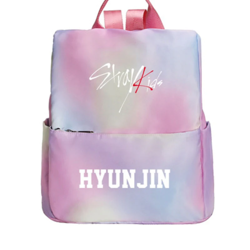 

Mainlead KPOP StrayKids школьная сумка, многоцветные сумки, холщовый рюкзак для путешествий