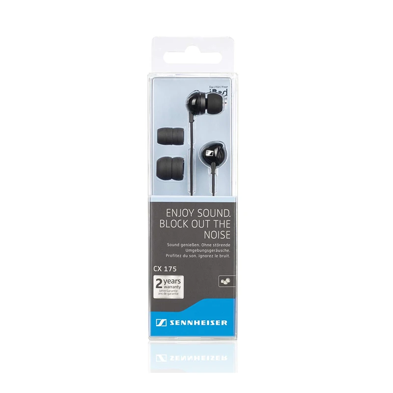 Sennheiser Cx 175 наушники капельки со стерео 3 5 мм Проводная гарнитура динамическая