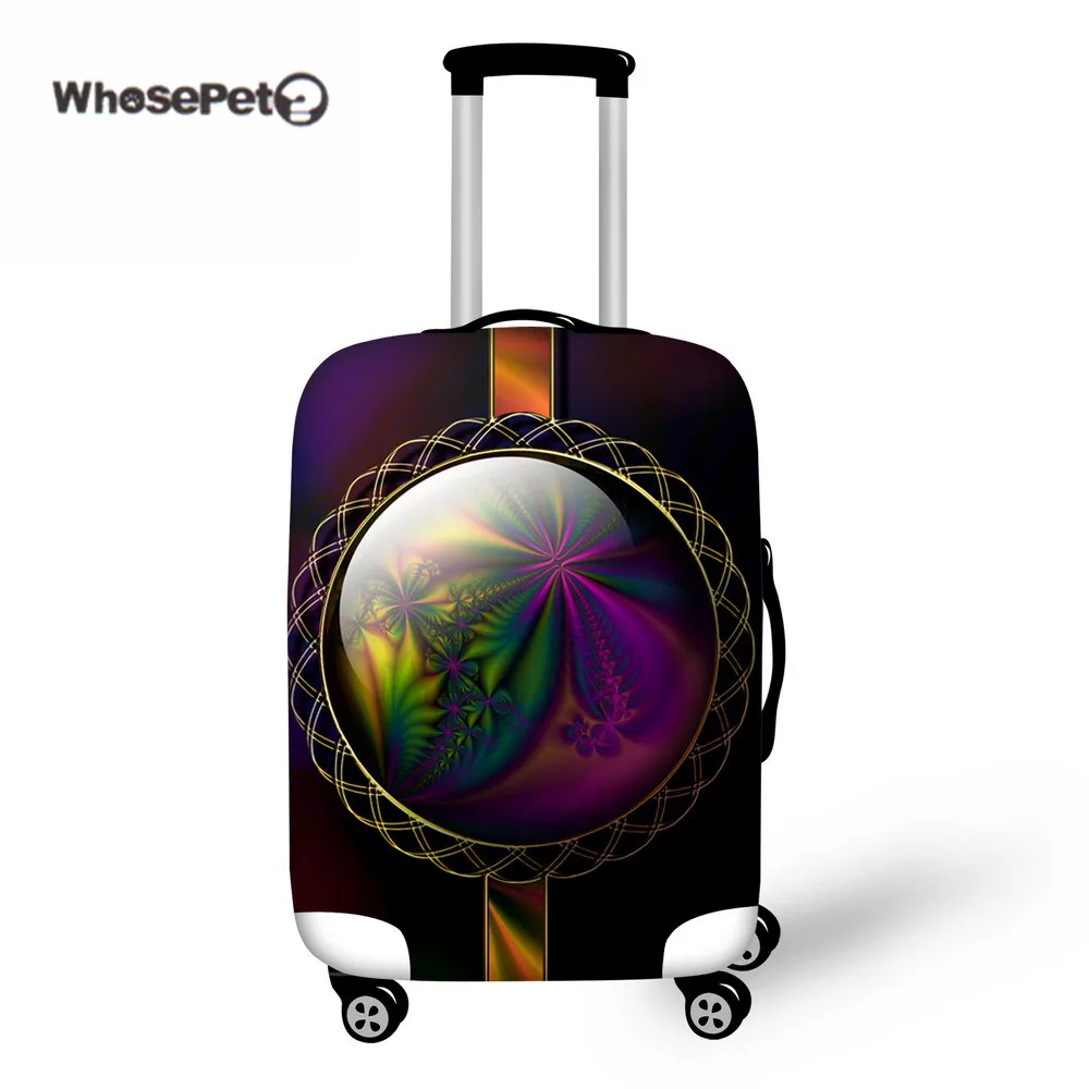 WHOSEPET чемодан 3D дизайн крышка Эластичный Печать защитные чехлы тележка Dustpoof для