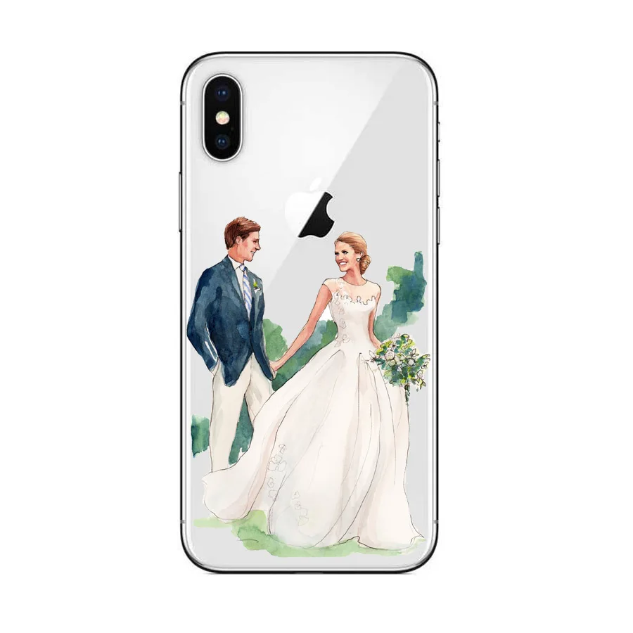Luxury Fashion Travel Beautiful shopping Girl Design soft silison phone cases cover for IPhone 6 6S 7 8 Plus 5S SE X |