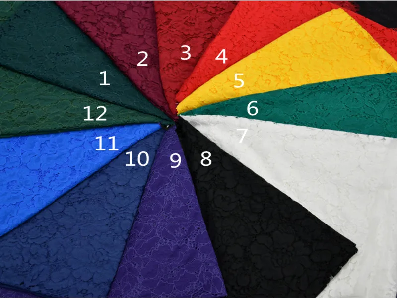 Кружевная двусторонняя ткань для платья в африканском стиле красный шнур