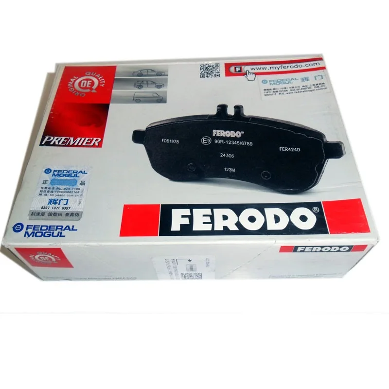 4 шт./компл. ferodo передние тормозные колодки для BMW 520 523 525 528Li я FDB4380 D|pad pad|pad brakepad set |