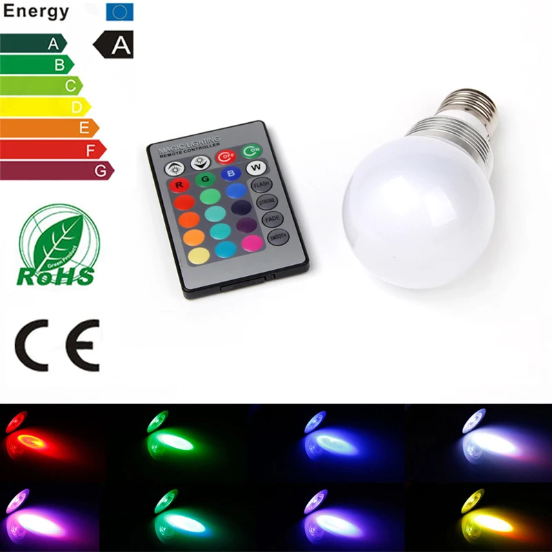 10 шт./лот Вандер жизнь смарт Беспроводной led флуоресцентные RGB красочные лампы 7 Вт