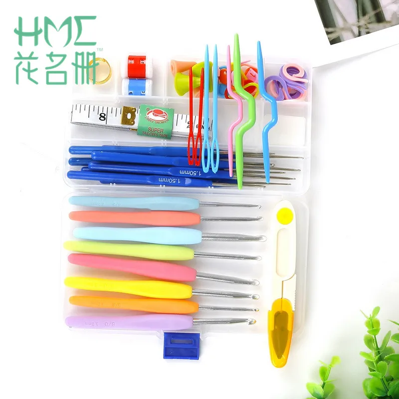 1 Набор крючков для вязания набор алюминиевых спиц рукоделия швейный инструмент