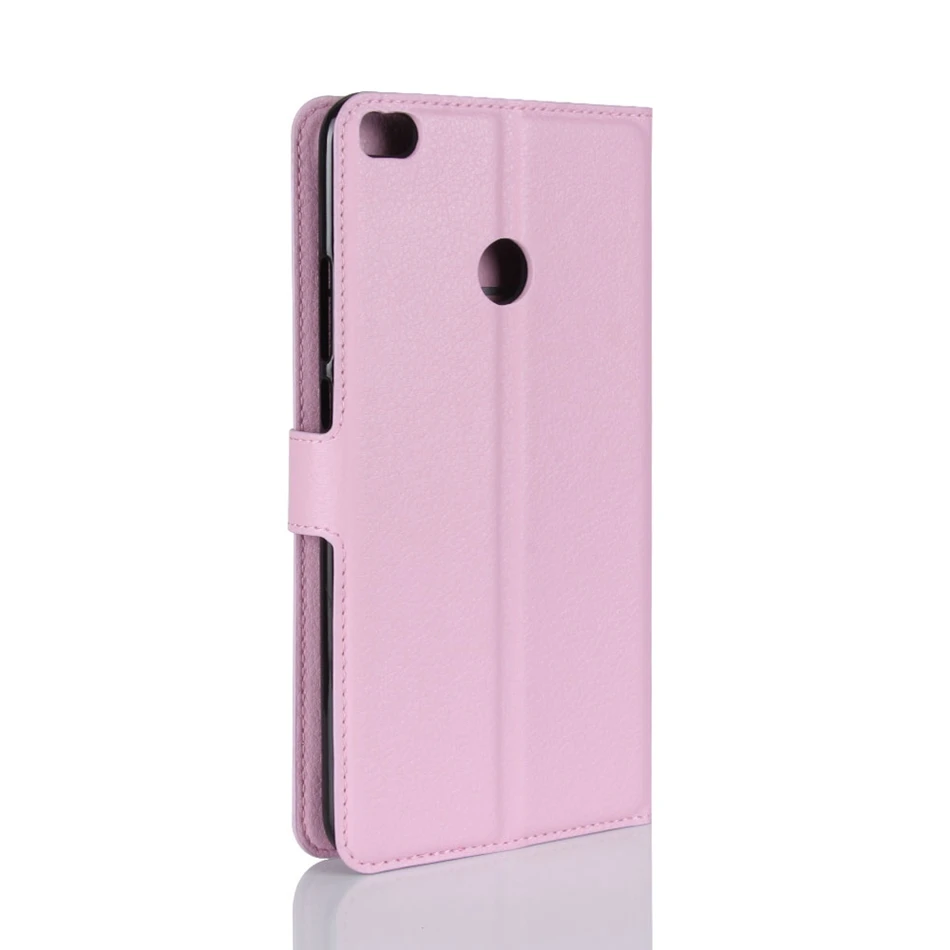 pink Роскошный чехол для Xiaomi Mi Max 2 Чехол Крышка из искусственной кожи чехол для чехол Xiaomi Mi Max 2 для Xiaomi Mi Max 2 флип чехол для Xiaomi Mi Max2 - Цвет: pink