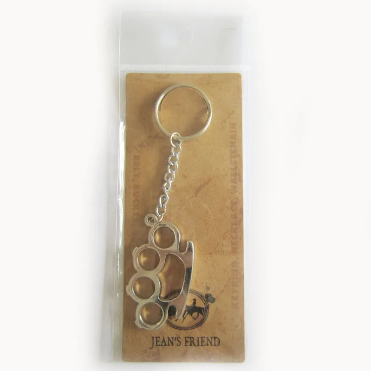 Четыре кольца тяжелый металл Подвеска Шарм брелок KEYRING-001