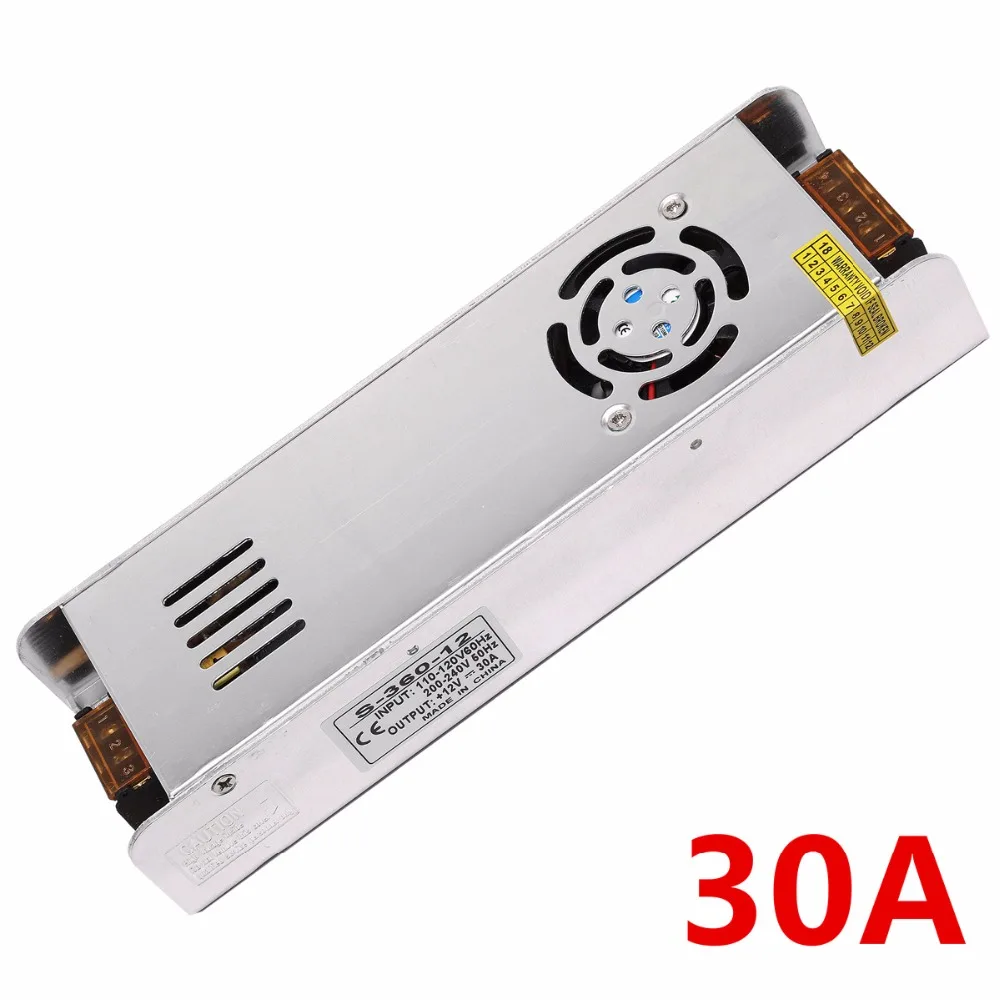 AC 110 V 220 DC/DC 12 led трансформаторы 1A 5A 10A 15A 20A 30A 5050 Светодиодные ленты водителя СИД