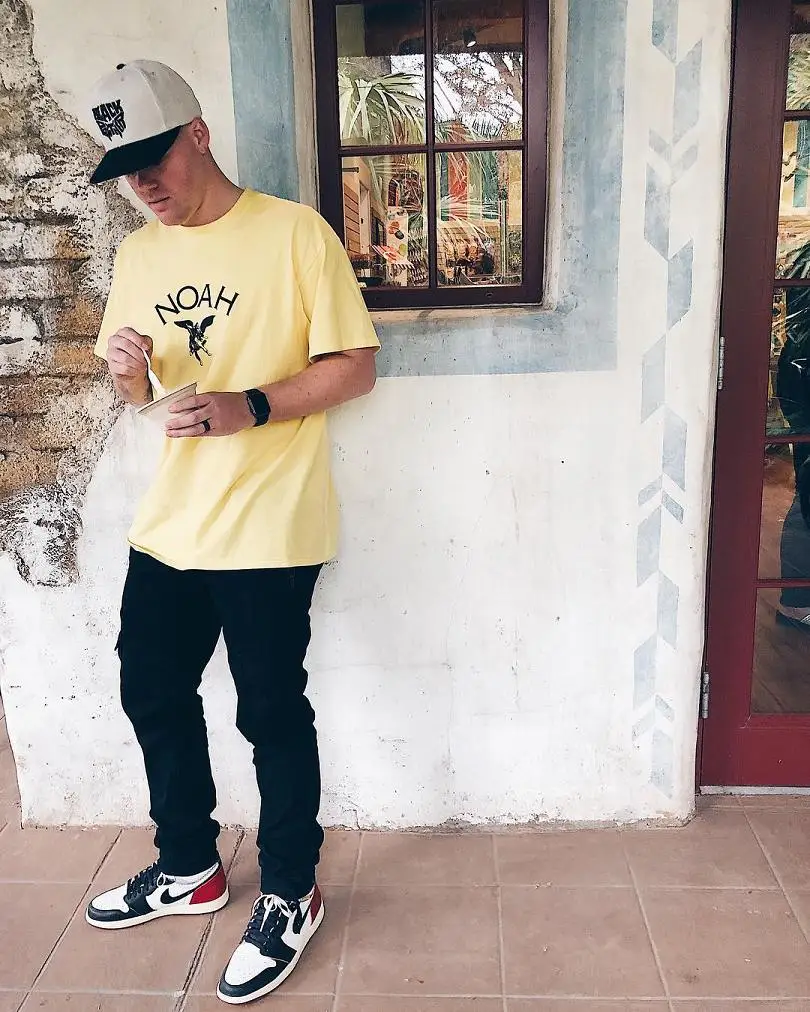 19SS NOAH X DSMLA г. ANGEL Футболка NOAH футболка Kanye West в стиле «хип-хоп» из хлопка с принтом уличная Harajuku футболка xxxtentacion пары