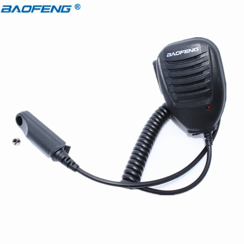 Baofeng Водонепроницаемый Динамик микрофон для BaoFeng UV-9RPlus UV-XR A-58 GT-3WP Водонепроницаемый иди и болтай Walkie Talkie Ham двухстороннее радио