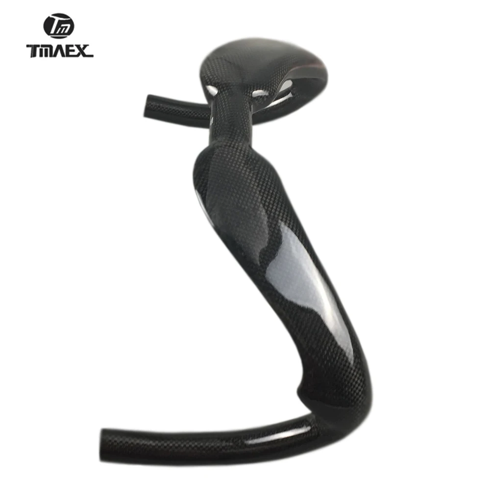 Новый тип Бент-бар трек-бар CarbonHandlebar Drop Bar 3k Глянцевая/матовая отделка 31 8 мм * 370/385