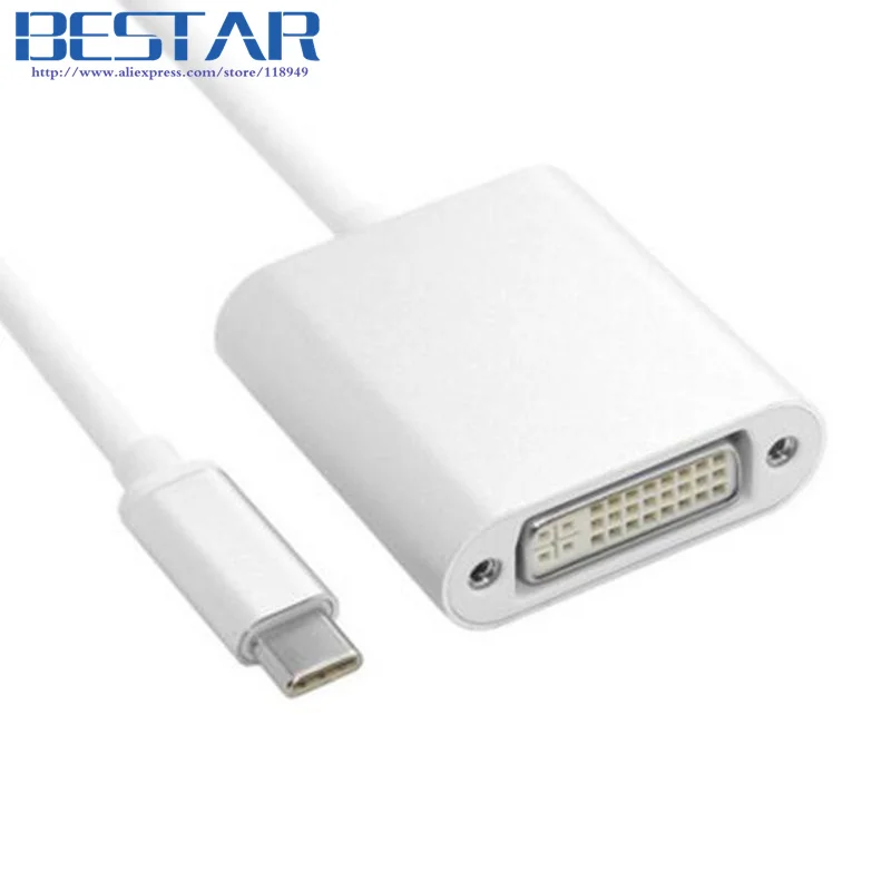 Адаптер USB 3 1 Type-C на DVI 1080p серебристый | Компьютеры и офис