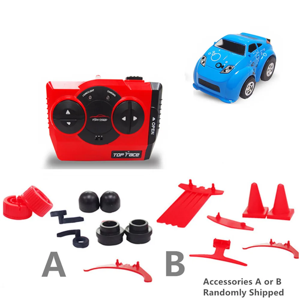 Meibeile Kids Juguetes маленький Радиоуправляемый трюковый автомобиль Carros мини-мультяшный автомобиль с дистанционным управлением для мальчиков с колесами или дорожными препятствиями - Цвет: NO.3