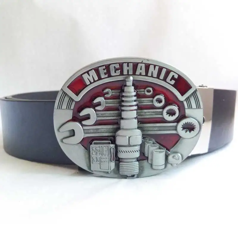 

T-DISOM Hot Sale Mechanic Belt Buckle Fashion Metal Belt Buckle For Mens Accessories Matched With Black Belt Drop shipping