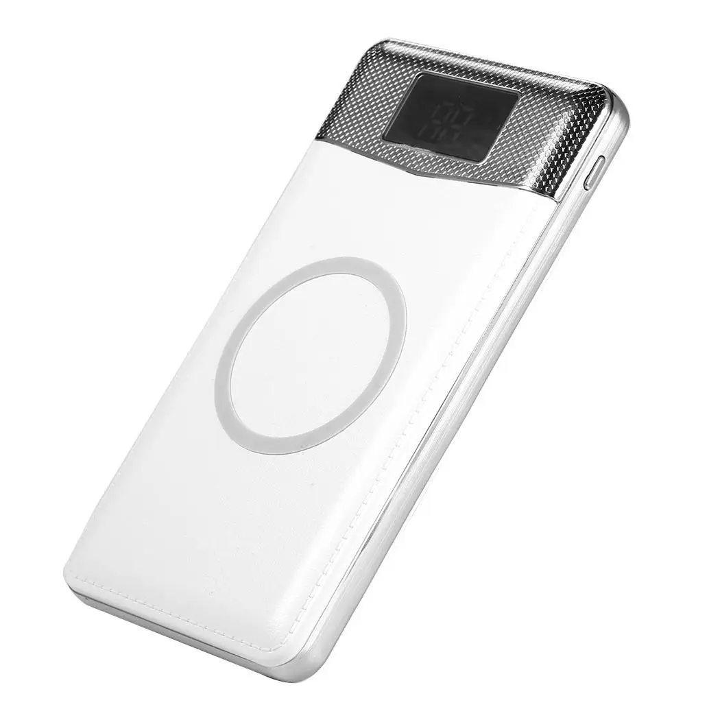 10000 mah power bank Беспроводное зарядное устройство Быстрая Зарядка Bank переносная