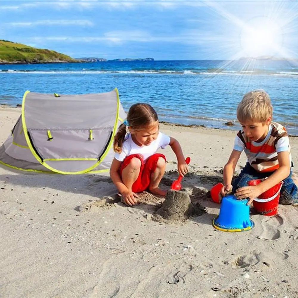 Портативный открытый детский тент складной пляжный анти москитный