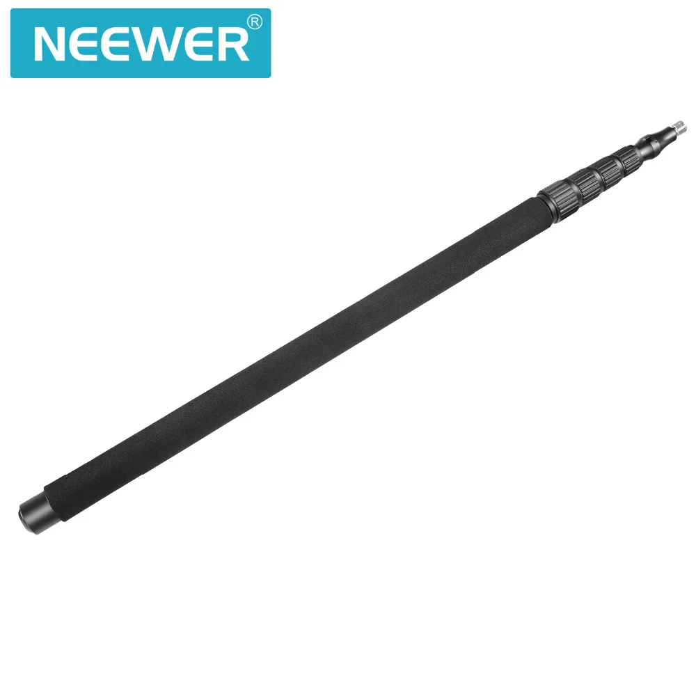 Neewer портативный ручной микрофонная стойка полюс 5 секций растягивающийся 32 6 131