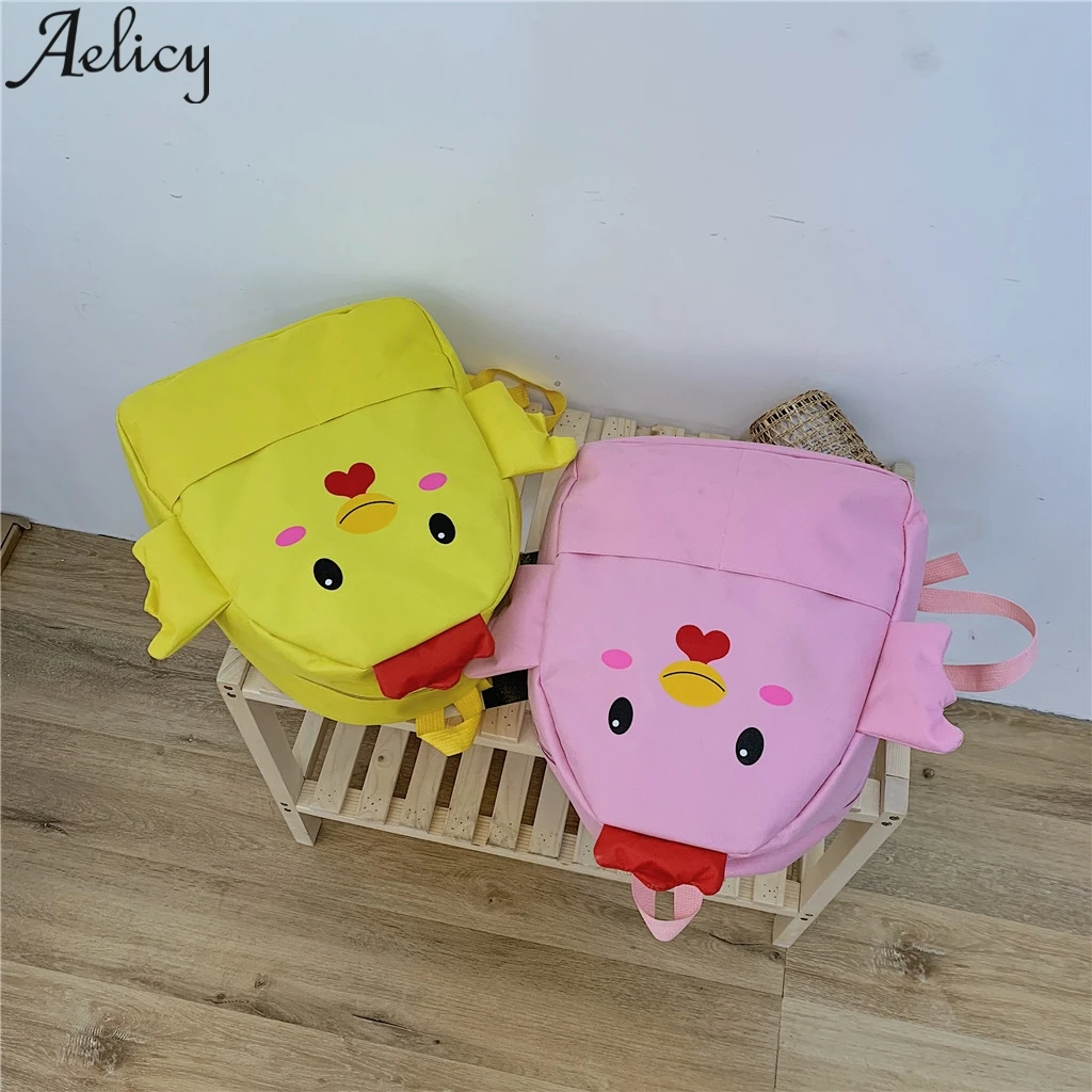 Aelicy 2019 Детские Мультяшные цыплята школьные сумки для девочек милый Повседневный