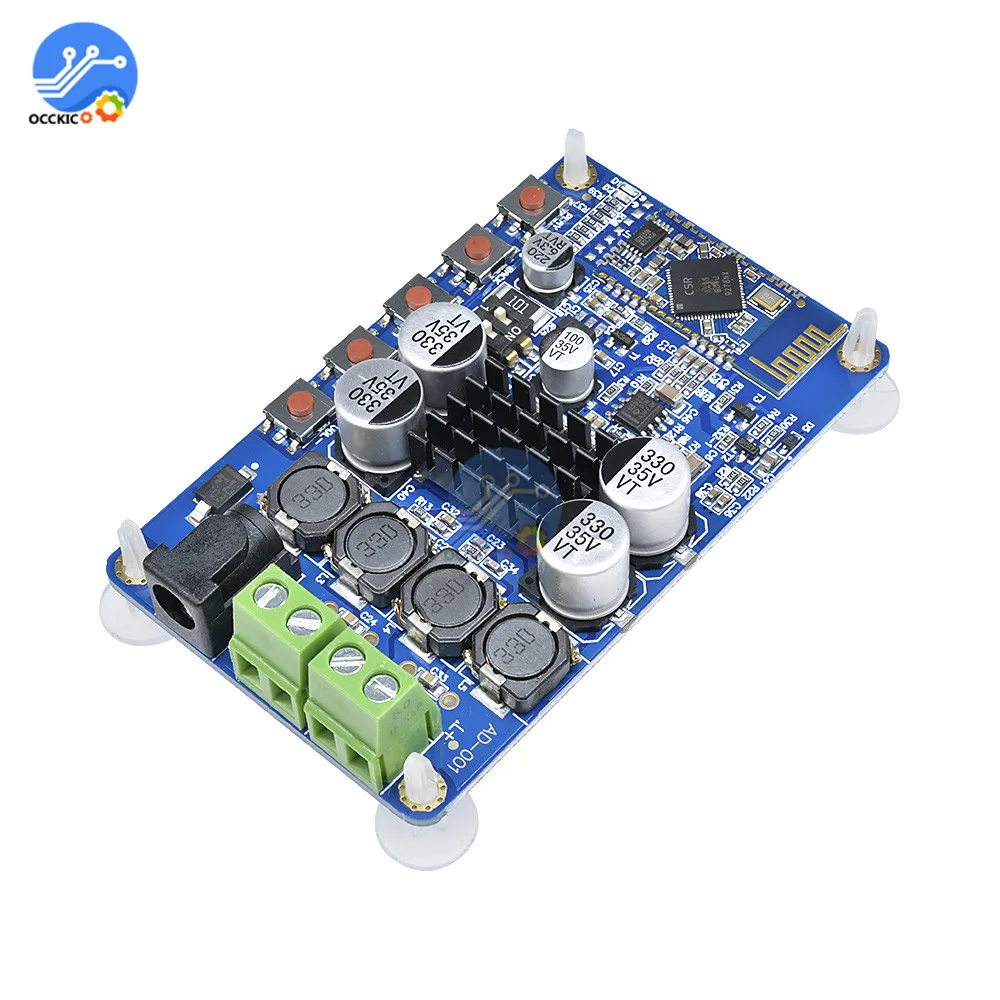 Плата цифрового усилителя TDA7492P Bluetooth 4 0 2x50 Вт 8 25 В постоянного тока|Операционные