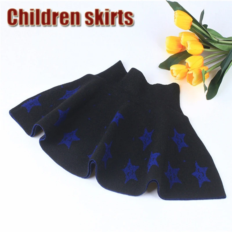 

Fashion Fall Winter Colored Spun Yarn High Waist Short Skirts Tutu Children Girls Skirt Candy Color Skirt Skirts Elastic Texture