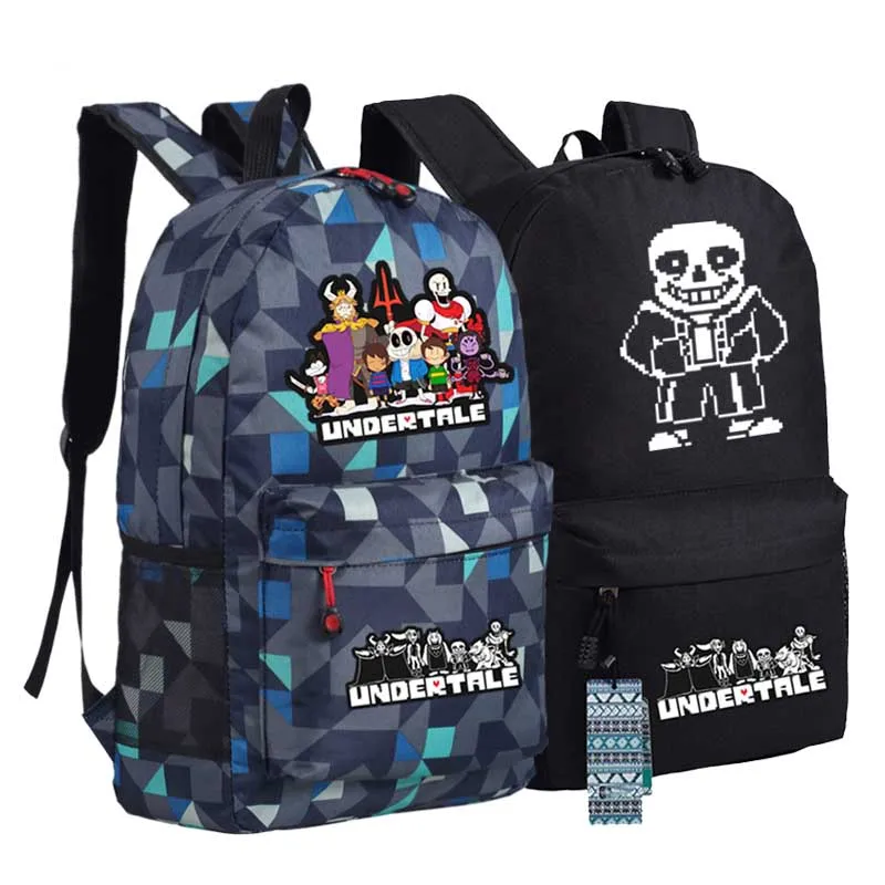 Аниме Undertale рюкзак Sans Оксфорд игры школьные сумки модные унисекс дорожная сумка для ноутбука