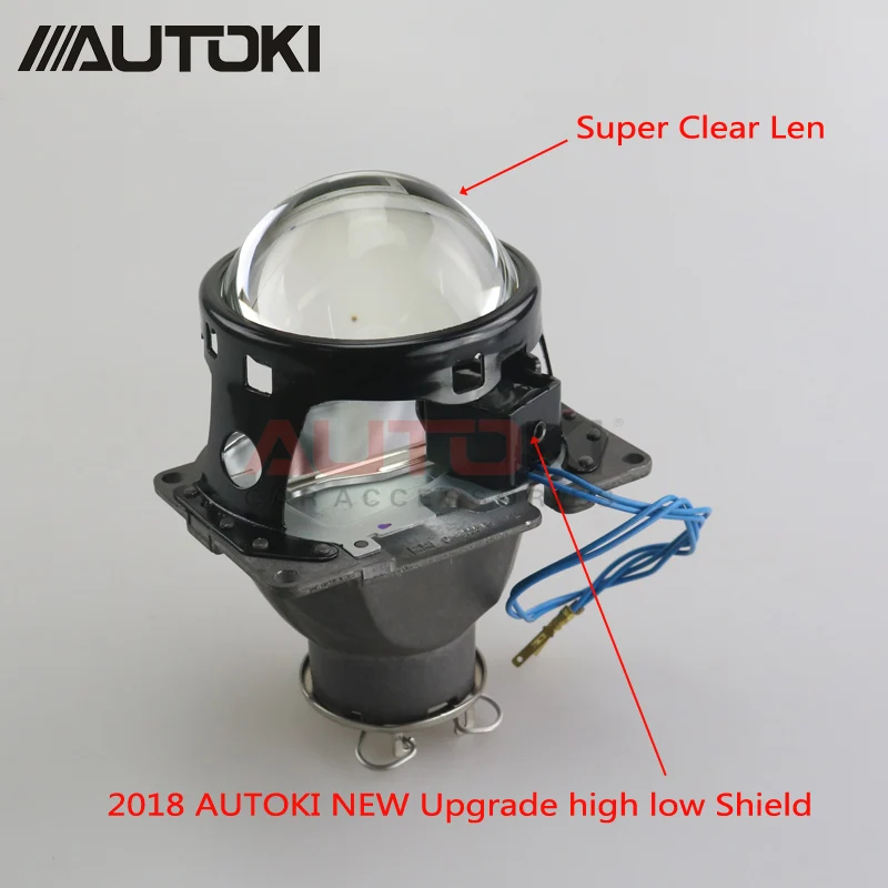 AUTOKI 3,0 ''Q5 H7 D2S HID ксенон/Галоген/светодиодный биксеноновый объектив проектора LHD RHD для стайлинга автомобилей налобный фонарь тюнинг модификация