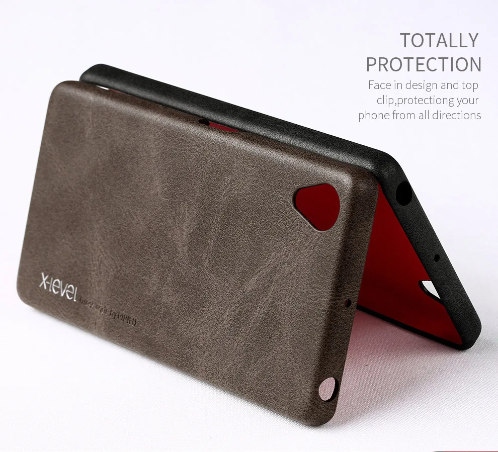 10pcs/lot for Sony Xperia X X-Level high quality vintage phone case luxury ultra thin leather back cover |