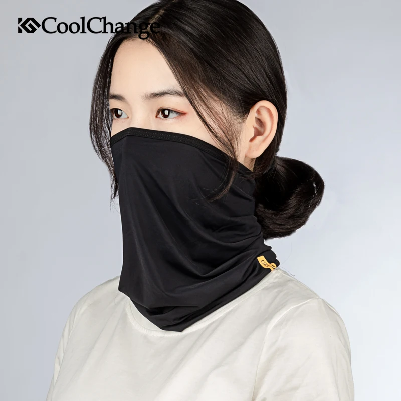 CoolChange Ice тканевая велосипедная маска для лица с защитой от УФ-лучей занятий