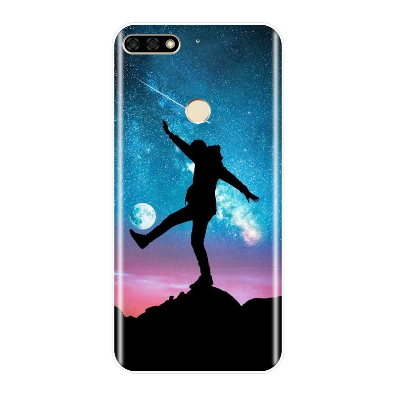 Задняя крышка для Huawei Honor 8X MAX 10 9 8 7 мягкий силиконовый чехол телефона Lite S 7X 7A 7C