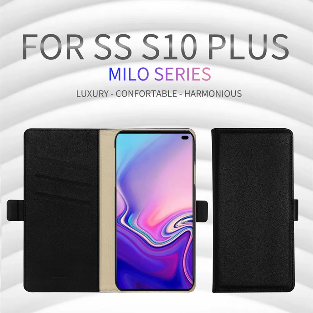 Чехол для Samsung Galaxy S10 Plus 6 3 дюйма высококачественный Магнитный флип чехол из