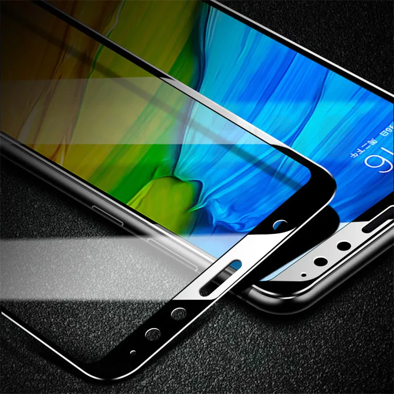 Полное покрытие, закаленное стекло для Xiaomi Redmi Note 5, глобальная версия, 5,9", Защита экрана для Redmi Note 5, защитная пленка