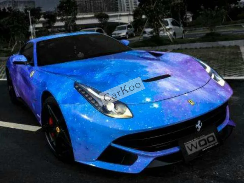 

New Style custom galaxy car sticker bomb Camo Vinyl Wrap Car Wrap With Air Release bomb sticker Car Body Sticker